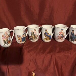 Vintage Norman Rockwell Mugs